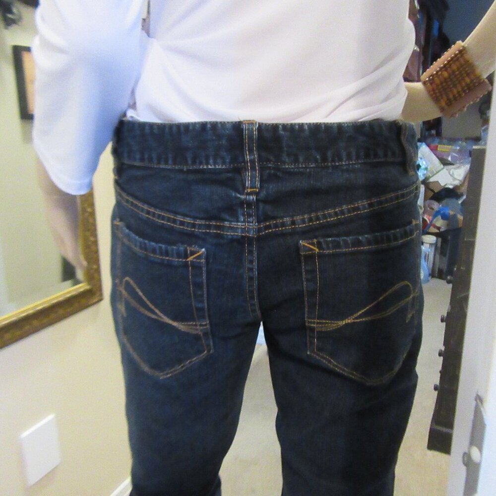 Ladies Blue Jeans Jacob Connexion Stretch Size 28